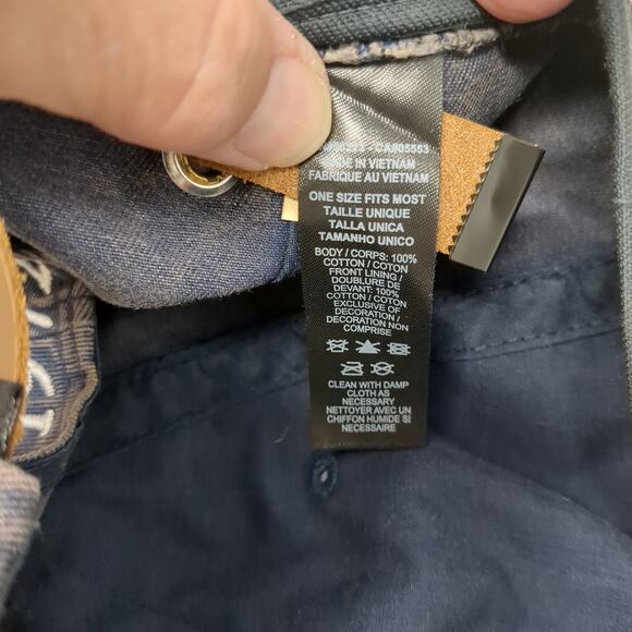 Nike 1972 Slideback Hat Blue One Size Embroidered Adjustable Leather Strap - Picture 10 of 10